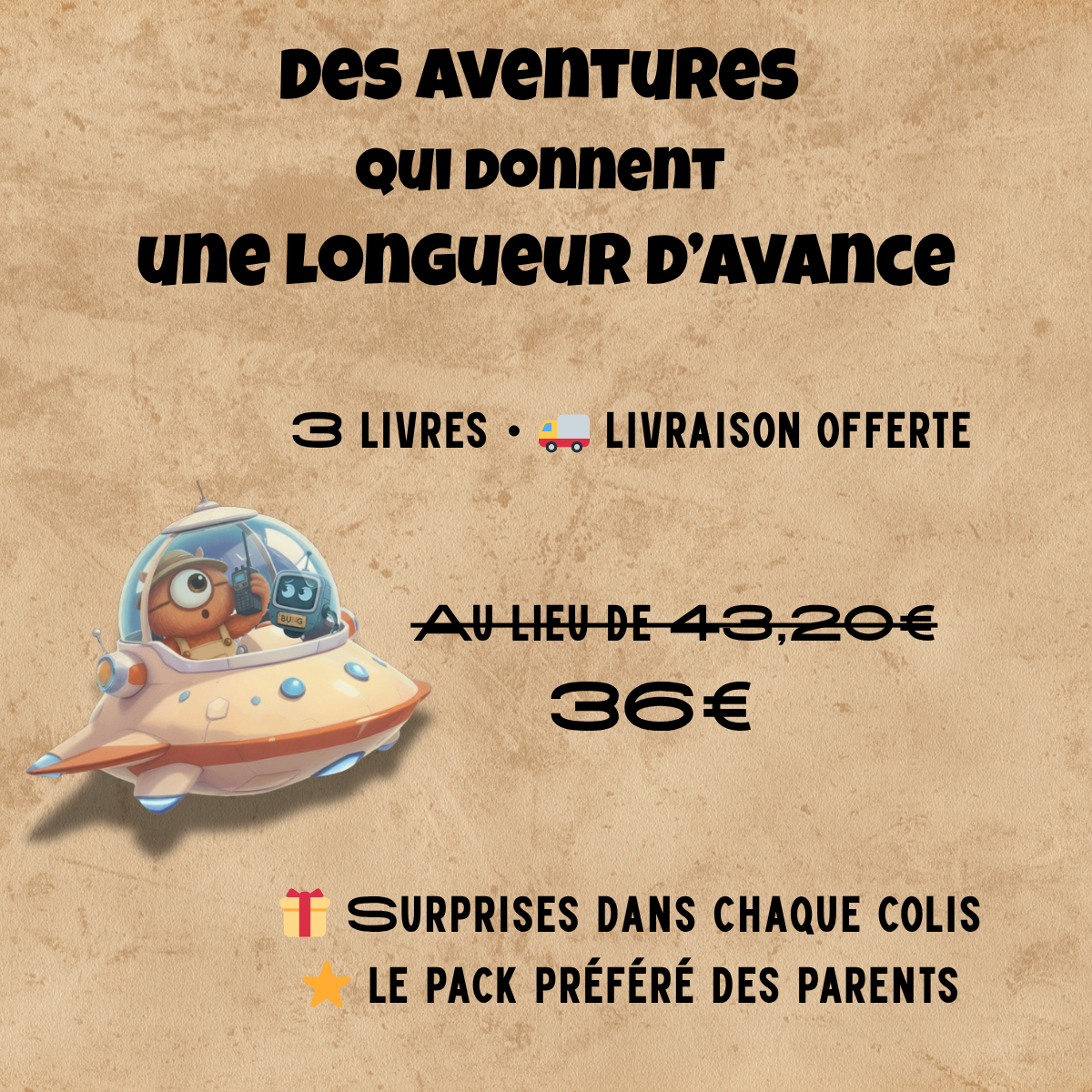 Pack Aventure Complète : 3 livres (6-12 ans)