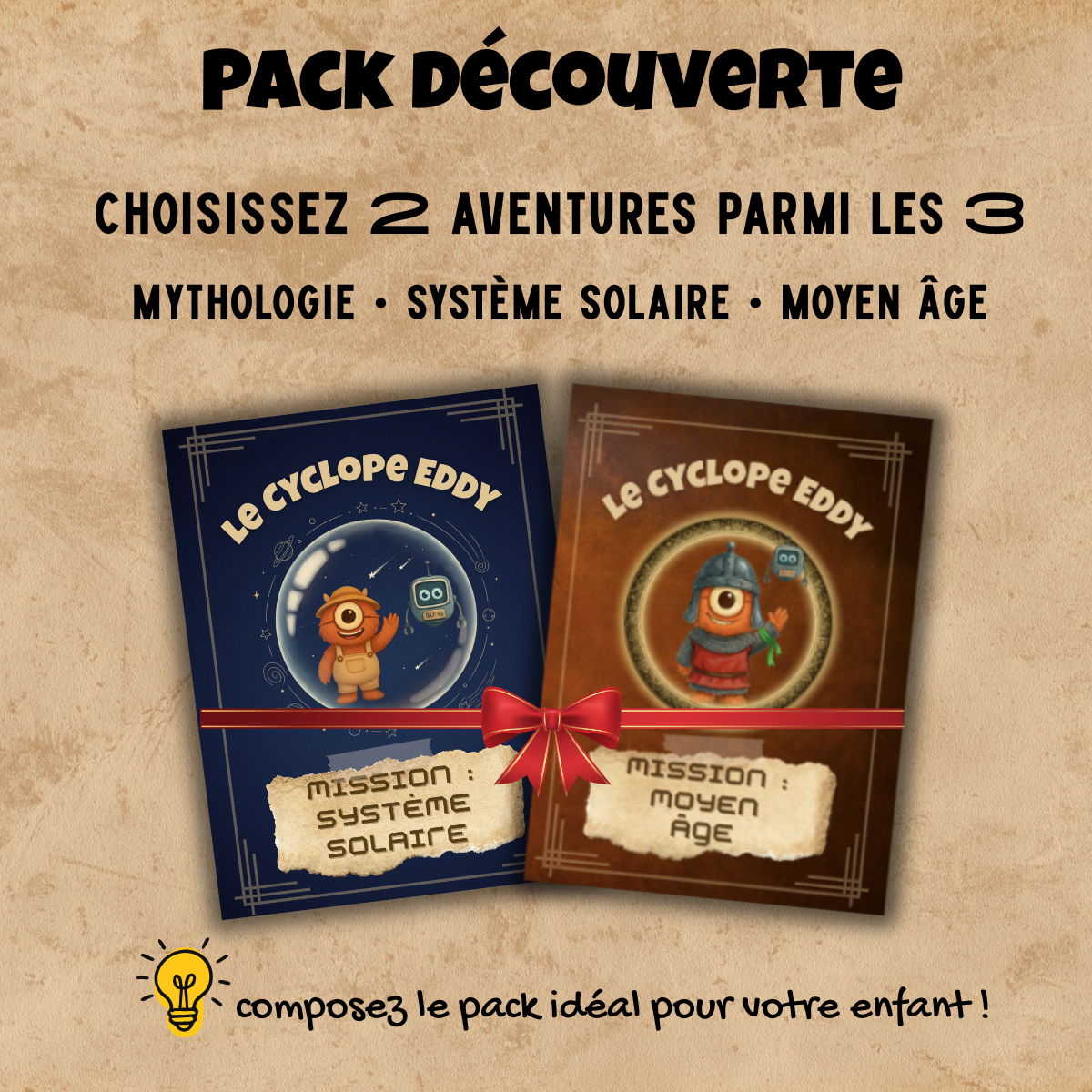 Pack découverte : 2 livres (6-12 ans)