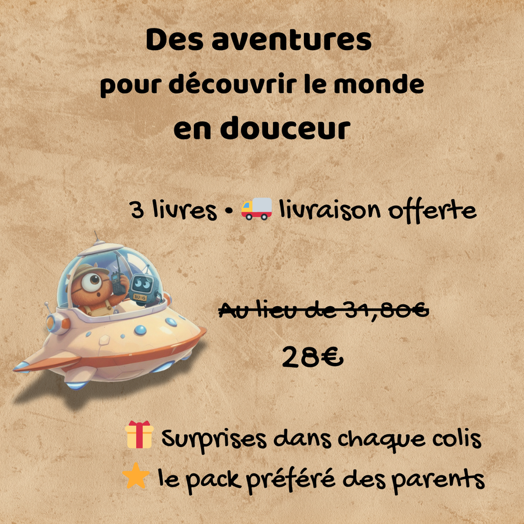 Pack aventure complète : 3 livres (3-5 ans)