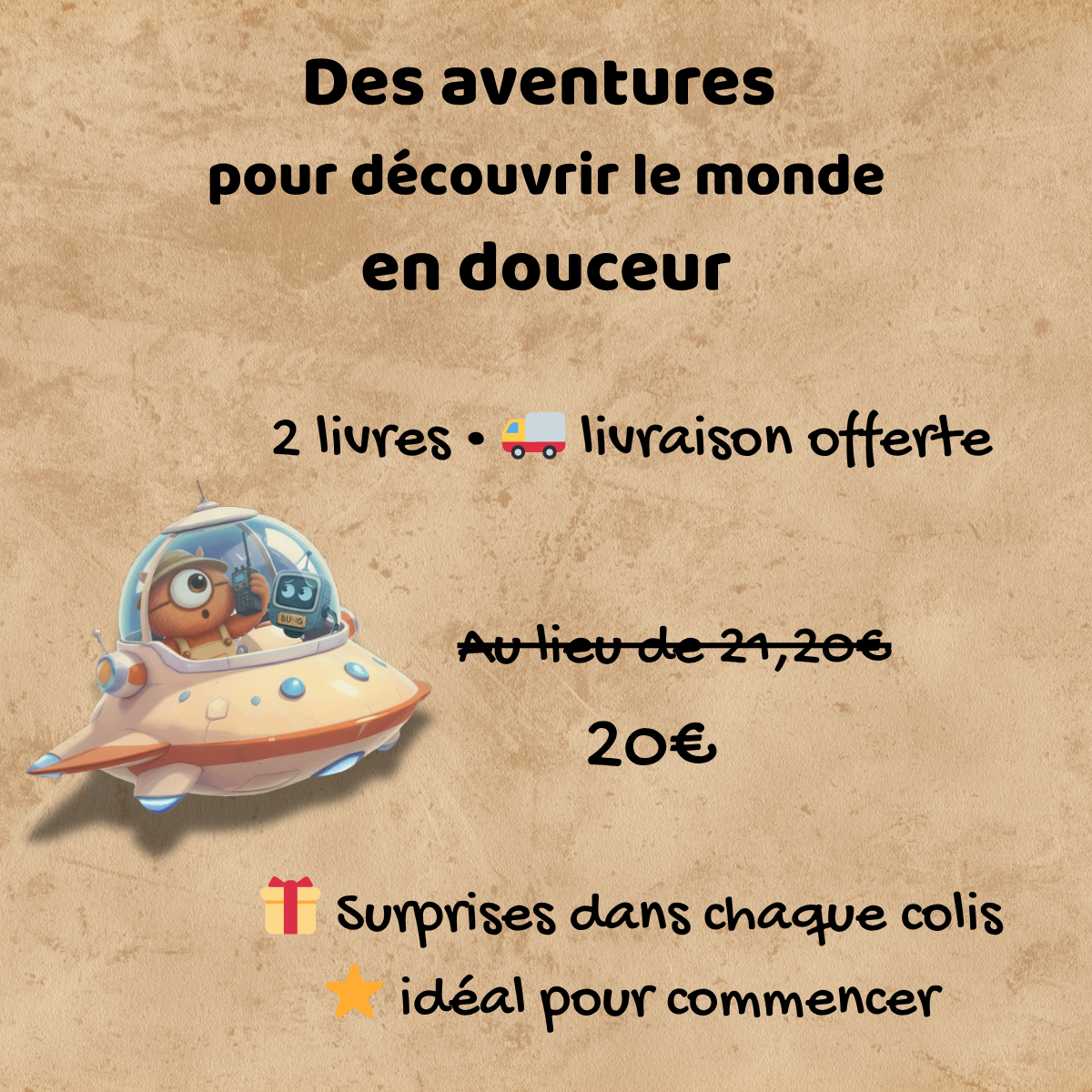 Pack découverte : 2 livres (3-5 ans)